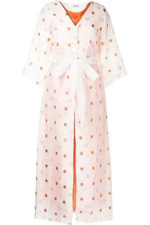 Baruni Veste façon kimono à motif de pois
