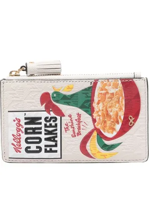 Anya Hindmarch Portefeuille Anya Brands à imprimé Cornflakes