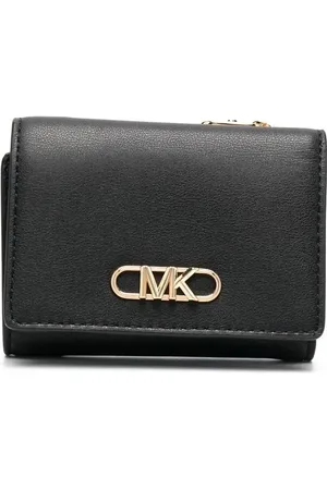 Michael Kors Portefeuille pliant à plaque logo