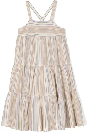 BONPOINT Robe rayée Cora à design sans manches