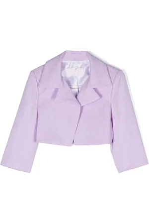 COLORICHIARI Blazer crop à design ouvert