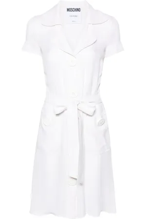Moschino Robe mi-longue à revers crantés (années 2000)