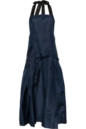Shanshan Ruan Robe-tablier à design plissé