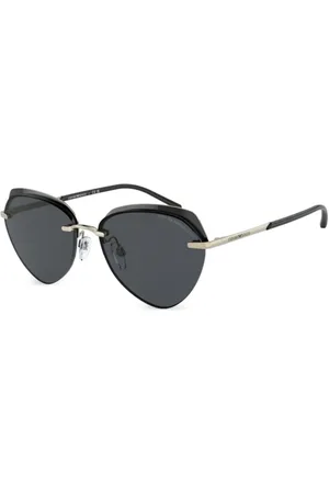 Emporio Armani Lunettes de soleil à monture géométrique