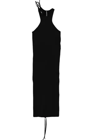 ANDREADAMO Robe mi-longue en jersey à design sans manches