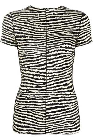 Proenza Schouler T-shirt à imprimé zébré