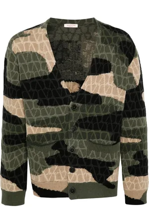 VALENTINO GARAVANI Cardigan à imprimé Toile Iconographe