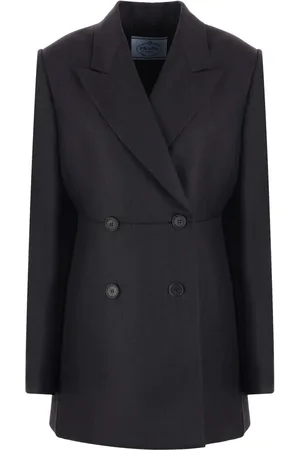 Prada Blazer en laine à boutonnière croisée