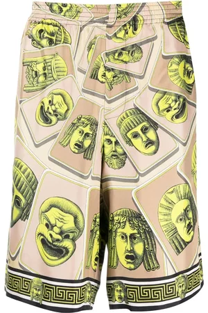 VERSACE Short Le Maschere en soie