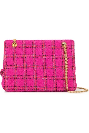 CHANEL Sac porté épaule matelassé à logo