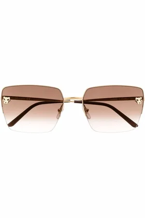 Cartier Lunettes de soleil Panthère à monture carrée