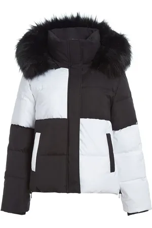 Apparis Veste colour block à capuche