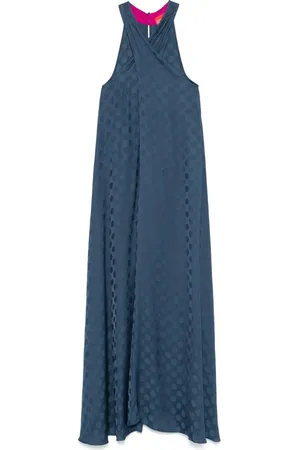 ..,MERCI Robe longue à motif en jacquard