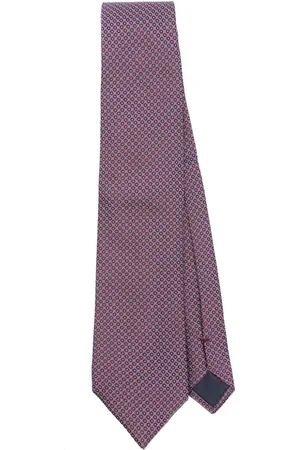 corneliani Cravate à motif géométrique en jacquard