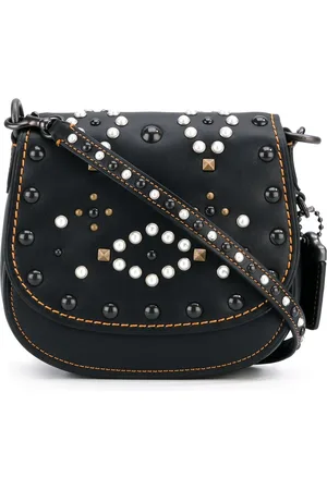 Coach Mini sac en bandoulière à détails de clous