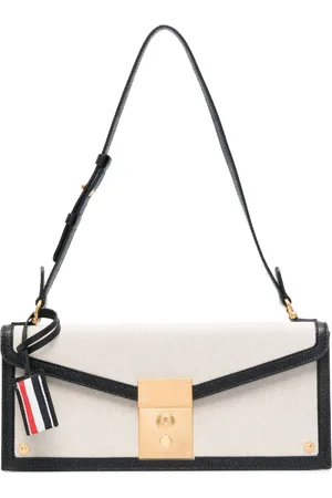 Thom Browne Sac porté épaule en toile à motif GG