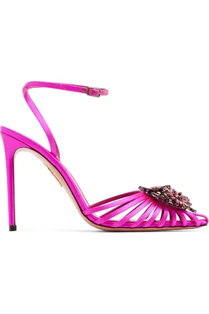 Aquazzura Escarpins Maeva à ornements en cristal 105 mm