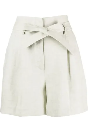 ELEVENTY Short plissé à taille nouée