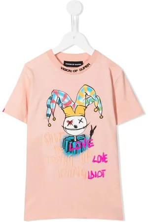 Vision Of Super T-shirt à imprimé Baby Drawing Clown