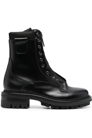 Dsquared2 Bottines en cuir à fermeture zippée
