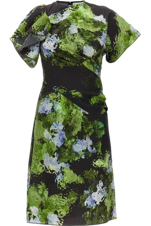 Victoria Beckham Robe à fleurs imprimées