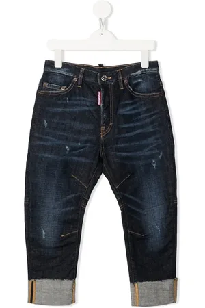 Dsquared2 Jean délavé à ourlet retroussé