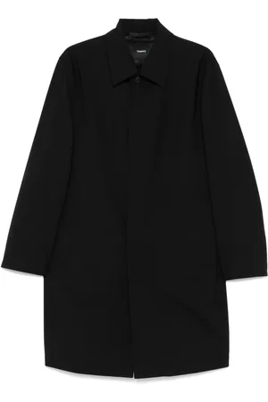 THEORY Manteau droit à simple boutonnage