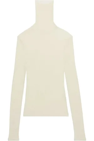 Ami Pull nervuré à col roulé