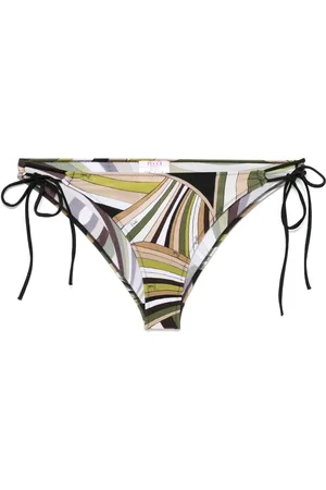 Puccini Bas de bikini à imprimé Marmo
