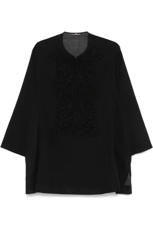ERMANNO SCERVINO Robe mi-longue à détail de patch