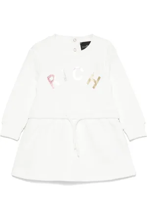 John Richmond Robe à logo imprimé