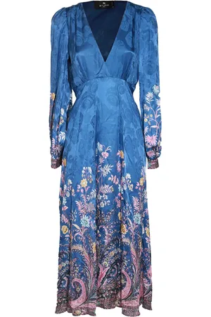 Etro Robe imprimée à coupe longue