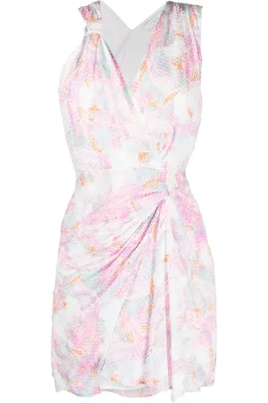 IRO Robe courte à imprimé graphique