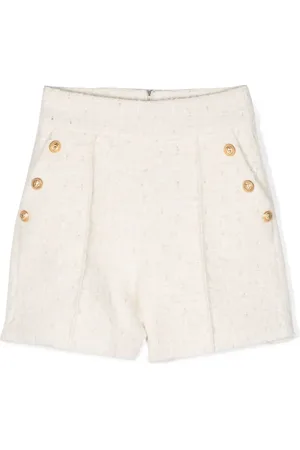 Balmain Short à fermeture zippée