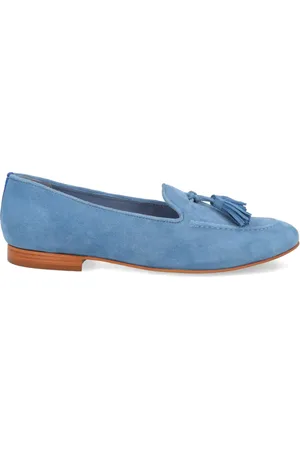 Blue Bird Mocassins en daim à glands