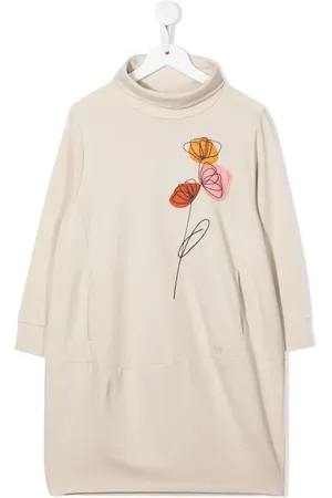 Il gufo Robe-sweat à appliques fleurs