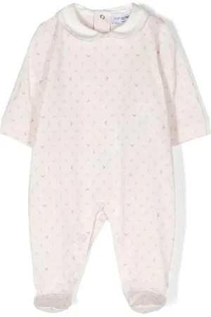 Emporio Armani Body en coton à motif monogrammé
