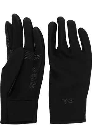 Y-3 Gants à logo embossé
