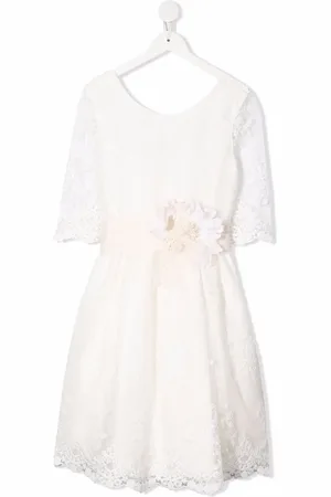 Mimilù Robe à fleurs appliquées