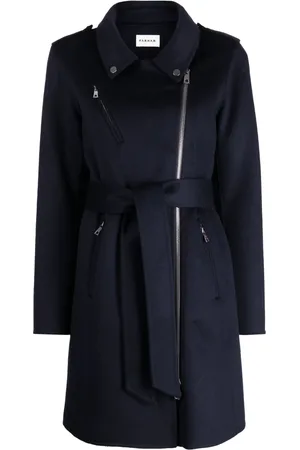 P.A.R.O.S.H. Manteau Leak à taille ceinturée