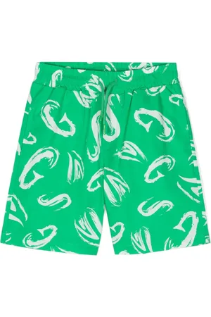 Msgm Bermuda à imprimé abstrait