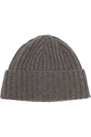 N.PEAL Bonnet en maille épaisse nervurée