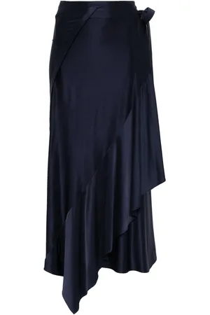 Paco rabanne Jupe mi-longue en satin