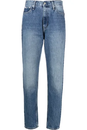 Calvin Klein Jean cigarette à taille haute