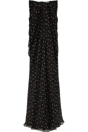 Alexander McQueen Robe-bustier en soie