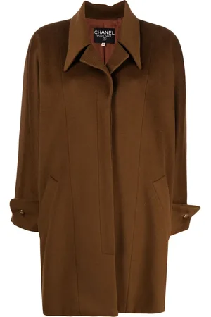 CHANEL Manteau à simple boutonnage (années 1980)