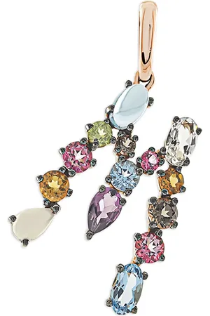 Brumani Pendentif M en rose 18ct serti de pierres variées