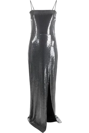 ROTATE Robe longue à sequins