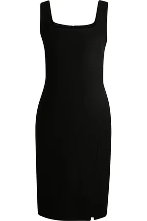 HUGO BOSS Robe courte à encolure carrée