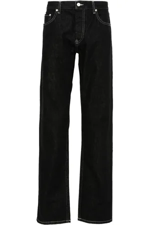 Helmut Lang Jean à patch logo